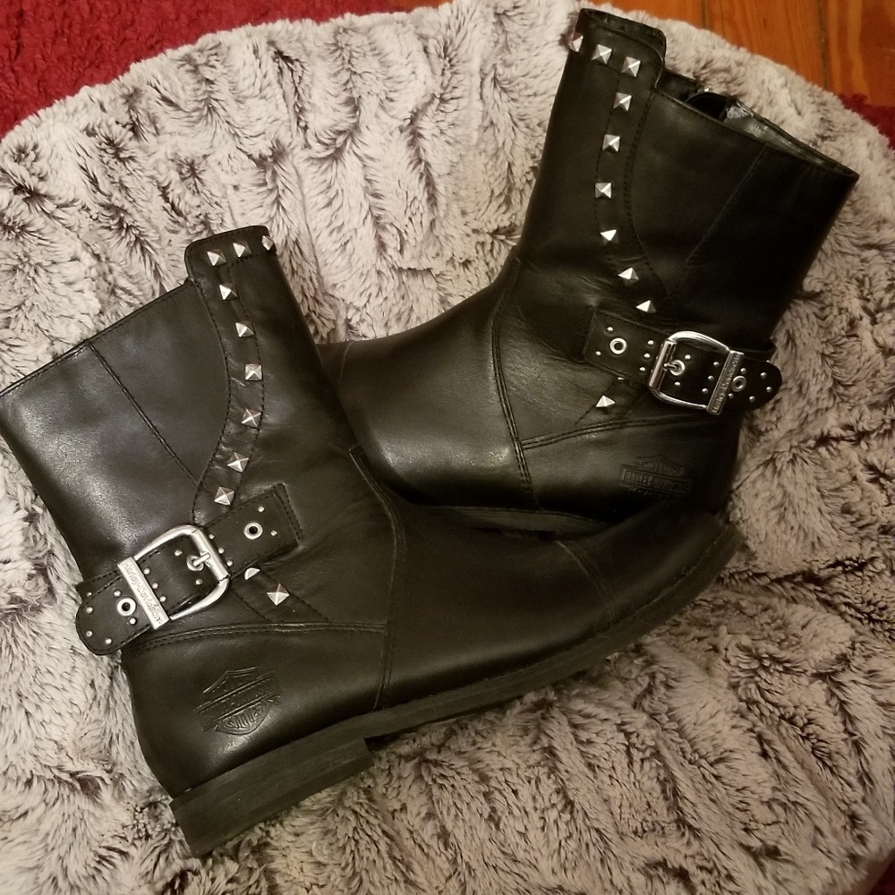 Harley Davidson Moto Boots 8.5